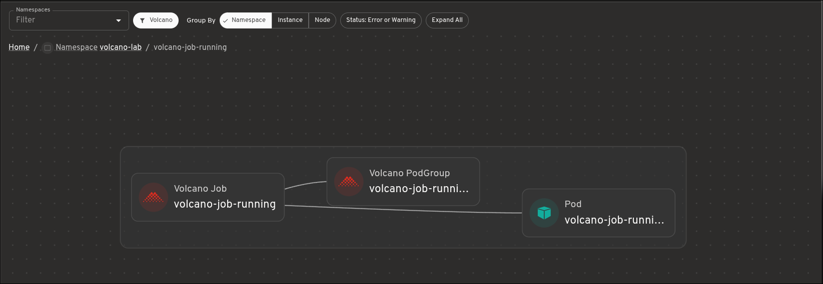 Volcano resources in the Headlamp resource map